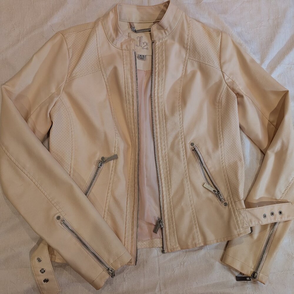 Cream J2 Faux leather jacket